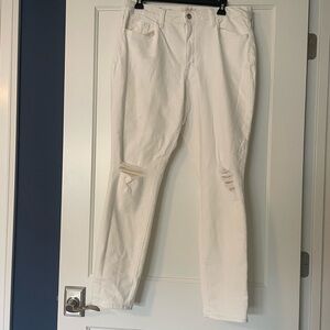 Women’s Universal Thread High Rise Skinny White Jeans